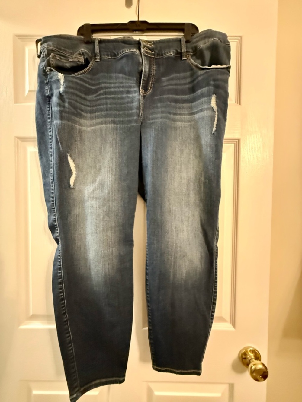 torrid Faded Blue Distressed Jeggings
